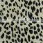 light yellow coffee Leopard pattern polyester milk fiber Spandex print fabrics