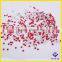 White silver back SS10 red glass flatback rhinestone non hotfix for nails