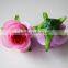 pink silk rose buds small