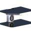 Two tempered glass shelf bracket for dvd player