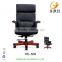 Luxury Wooden Executive Office Chair Leather Modern Swivel Chair HE-509