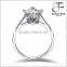 Women's 925 Sterling Silver Sparkling Cubic Zirconia Ring Jewellery