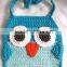 2015 Fashion Handmade Crochet Owl Women Cotton Bag