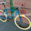 blue fixed gear bike fixed bicycle supplier single speed 700C bike fixie