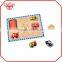 For Boys Play Toys With Ink Pad Wooden Vehicle Stamps Puzzle
