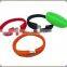 Top selling PVC silicone wristband U disk and high quality customized logo usb flash drive bracele