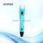 2016 Newest 3d drawing pen with free abs filament best toys for kids