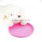 popular outdoor toy flying pet silicone colorful promotional foldable fan