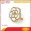 Wholesale crafts logo metal flower for decoration