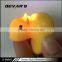 New arrival plastic cute yellow duck shaped keychain with lighter