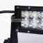 dual row offroad 3D reflector 1ft 2ft 3ft led light bar 72w/120w/180w/240w/288w for 4x4 auto parts