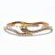 Fashionable personalized punk exaggerated snake palm bangle