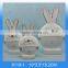 Lovely ceramic rabbit figurine,Ceramic rabbit ornament