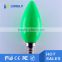 CE RoHS Christmas Holiday Decoration 120V Clear Glass Filament LED candle Bulb