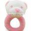 cartoon soft plush rattle toy for baby,Plush Bear Rattle Toy,Plush Small Rattle Bear Toy