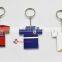 sublimation T-shirt Shape Keychain,printable polymer keychain,customed keychain gift