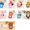 High quality 3D soft pvc custom famous cartoon animals keychain ,minion rubber keychain with Beer bottle opener