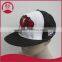 cheap custom embroidery flat brim snapback cap/flat brim cap/flat cap short brim cap
