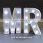 New mould marquee letter light MR & MRS wedding decoration marquee letters light