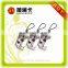 Small Round Smart Chip RFID PVC Tag with Serial Number