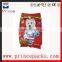 Custom sale matt print foil plastic flat bottom package bag with zipper for pet dog food packaging