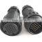 24 poles M25 cable to cable waterproof connector for signal transmission
