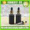 empty black matte child proof glass dropper bottles 20ml for e liquid wholesale