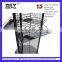 Metal Rotating Store Display Stand With Hooks HSX-S714 Rotating Wire Display Stands