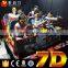 Quick return Economic 7d projector cinema with interactive game