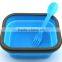 Elegant Folding Silicone Food Storage Container Lunch Box