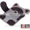 Black Color 9.7 inch Wool Felt Tablet Case Cute Cartoon Raccoon Bag Tablet Sleeve Tablet Pouch