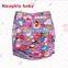 Reusable cartoon printed pocket baby cloth nappy