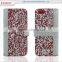 luxury diamond belt universal smart phone wallet style leather case for girls