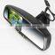 Factory price ! 4.3 inch interior car parking sensor Rearview monitor with 4 replaceable detectors