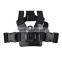 Adjustable exterme sports action camera chest mount with standard camera adapter