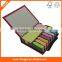 High Quality PU Leather Case erasable writing pad, Neon Sticky note pad
