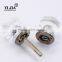 Art Deco Zinc Alloy Interior Bedroom Crystal Glass Door Knob