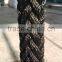 32mm x 10m polyester towing rope with SS timble and heat seal