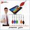 Mini touch pen with rope/mini stylus pen with string