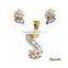 Diamond Gold Pendant Sets, Stylish Diamond Pendant Set, Diamond Jewelry