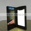 cutomized led check presenter leather 5mm led holder