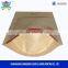 Eco-friendly Food Grade Stand up Food Brown Kraft Paper Bag With Zipper