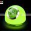 Ball shape sensor touch color changing led table lamp with alarm clock