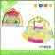 Rainforest gym mat musical baby play mat piano kick play mat