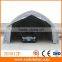 Wind resistant PVC fabric storage metal sheds
