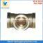 Low MOQ Brass Tee Pipe Fitting.