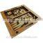 wooden 3 in 1 chess game set