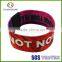 China wholesale high secure fabric wristband with plastic fastener