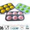 Carbon Steel Silicone Non-stick cake baking Pan 6 cup muffin pan