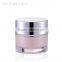 Wholesale new design Sunrain Round PMMA cosmetic bamboo jar